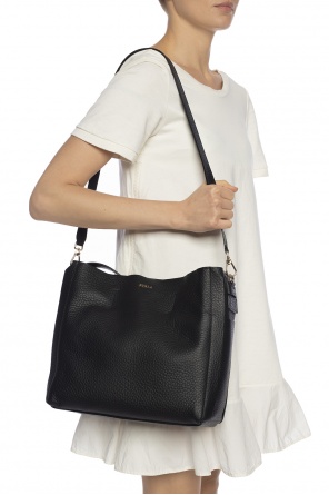 ‘capriccio’ shoulder bag with logo, zdjęcie 2 ‘capriccio’ shoulder bag with logo od Furla